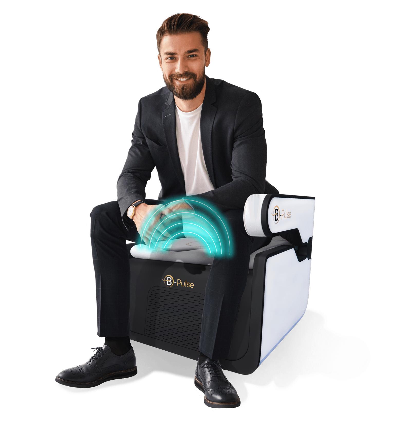 Men on B-Pulse Chair Therapy