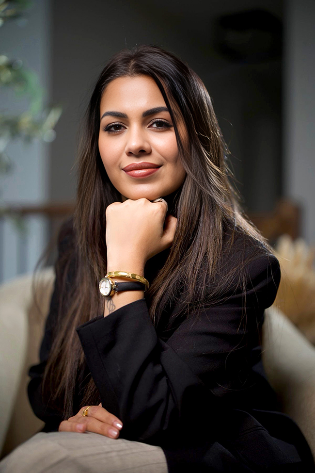 Portrait of Nirali Mehta, physiotherapist and clinic director